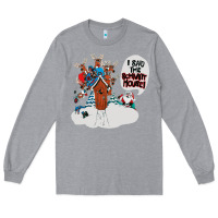 Heather Grey i said the schmitt house Long Sleeve Tee - lanVoArt