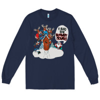 Navy i said the schmitt house Long Sleeve Tee - lanVoArt