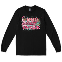 Black my god is stronger than cancer Long Sleeve Tee - CowGirlArtShop