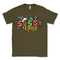 Army Green Sassy Claus Classic Tee - texasbilliewilder