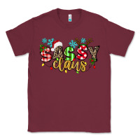 Burgundy Sassy Claus Classic Tee - texasbilliewilder