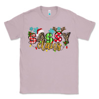 Lilac Sassy Claus Classic Tee - texasbilliewilder