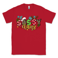 Red Sassy Claus Classic Tee - texasbilliewilder