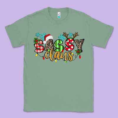 Sassy Claus Classic Tee Designed By Texasbilliewilder