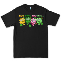 Black st. patrick's day god says you are Premium Tee - Artiststas