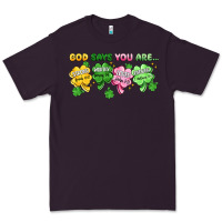 Plum st. patrick's day god says you are Premium Tee - Artiststas