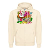 Sandshell summer time Zipper Hoodie - CowhideDigitalArt