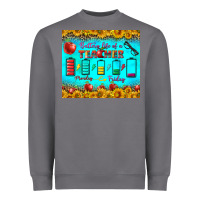 Storm Battery Life Of A Teacher Tumbler Heavyweight Sweatshirt - BundleAndBundleShop