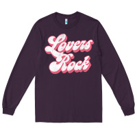Plum Lovers Rock Reggae Lover Gift Long Sleeve Tee - lanVoArt