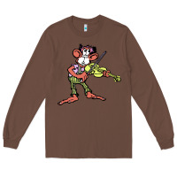 Chestnut the iommi monkey Long Sleeve Tee - lanVoArt
