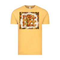 Vintage Mustard fall with lightning bolt Vintage Tee - TumblerDesignByShophia