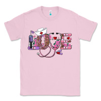 Bubblegum Pink valentines day nurse love Classic Tee - RanaPortraitStore