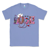 Colony Blue valentines day nurse love Classic Tee - RanaPortraitStore