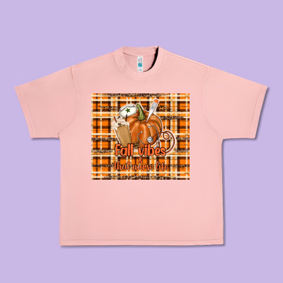 Fall Vibes And That Nurse Life Urban Heavy Tee Designed By Tumblerdesignbyshophia