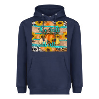 Navy it's fall y'all Heavyweight Hoodie - Artiststas