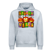 Heather Grey spooky vibes Urban Hoodie - AdoDesignShop