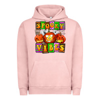Pigment Salmon spooky vibes Urban Hoodie - AdoDesignShop