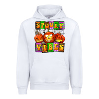 White spooky vibes Urban Hoodie - AdoDesignShop