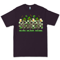 Plum st. patrick's day skeletons drink drank drunk Premium Tee - Artiststas