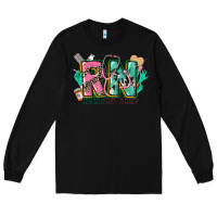 Black registered nurse Long Sleeve Tee - CowGirlArtShop