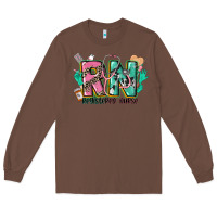 Chestnut registered nurse Long Sleeve Tee - CowGirlArtShop