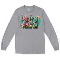 Heather Grey registered nurse Long Sleeve Tee - CowGirlArtShop