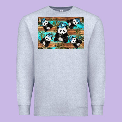Camouflage Baby Panda Premium Sweatshirt Designed By Artiststas