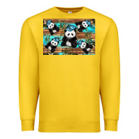 Lemon Camouflage Baby Panda Premium Sweatshirt - Artiststas