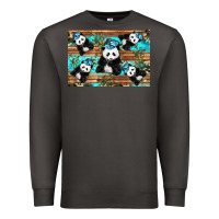 Smoke Camouflage Baby Panda Premium Sweatshirt - Artiststas