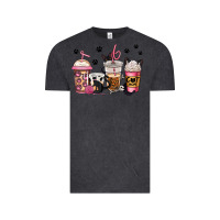 Vintage Black cat mom coffee Vintage Tee - Jasminsmagicworld
