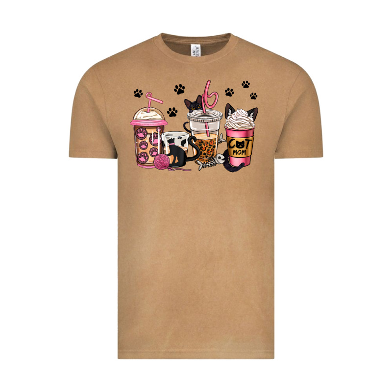 Cat Mom Coffee Vintage Tee by Jasminsmagicworld | Teevron