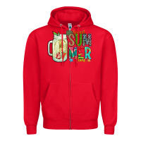 Red sweet summer time Zipper Hoodie - CowhideDigitalArt