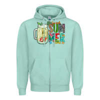 Seafoam sweet summer time Zipper Hoodie - CowhideDigitalArt