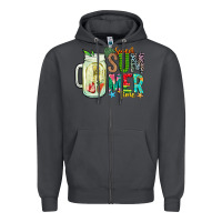 Smoke sweet summer time Zipper Hoodie - CowhideDigitalArt