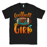 Black Football kinda Girl Classic Tee - NancyCooperArtShop