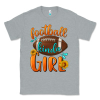 Heather Grey Football kinda Girl Classic Tee - NancyCooperArtShop