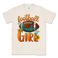 Natural Football kinda Girl Classic Tee - NancyCooperArtShop