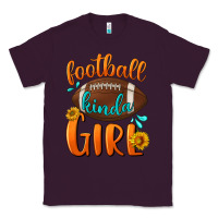 Plum Football kinda Girl Classic Tee - NancyCooperArtShop