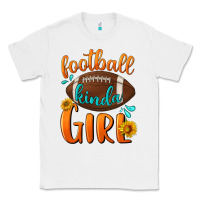 White Football kinda Girl Classic Tee - NancyCooperArtShop