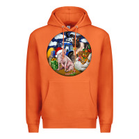 Carrot Farm And Pig Premium Hoodie - FaDigitalArtStudio
