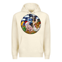 Sandshell Farm And Pig Premium Hoodie - FaDigitalArtStudio