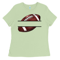 Matcha football name frame Ladies Tee - BarkalooDesign