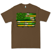 Cacao st patrick's day american flag Premium Tee - Artiststas