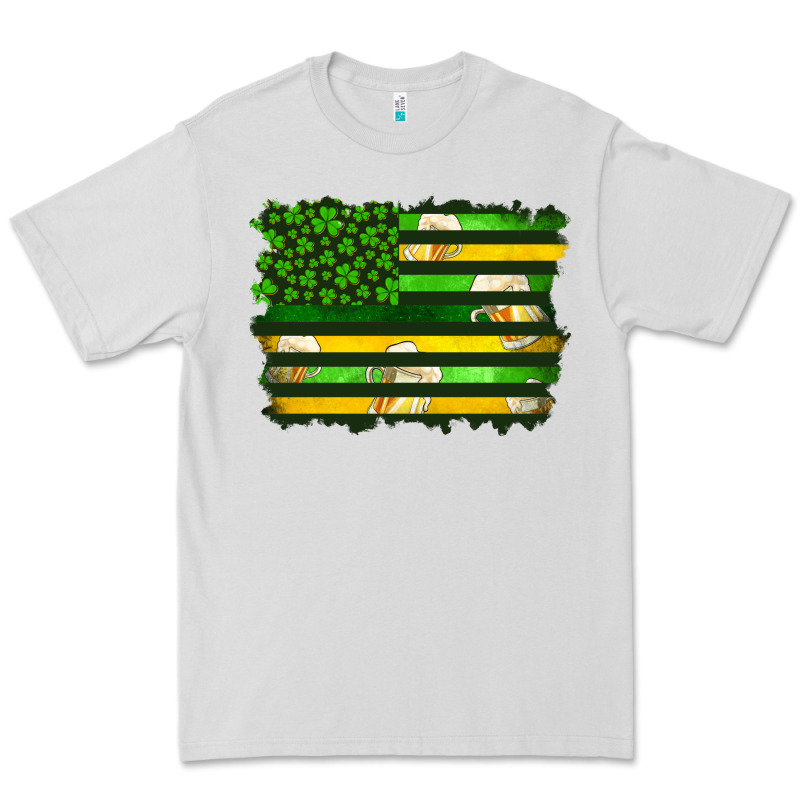 St Patrick's Day American Flag Premium Tee by Artiststas | Teevron