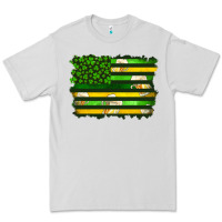 Dove Grey st patrick's day american flag Premium Tee - Artiststas