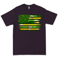 Plum st patrick's day american flag Premium Tee - Artiststas
