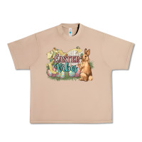 Burro Easter vibes Easter Day Urban Heavy Tee - HowdyJamesFarm