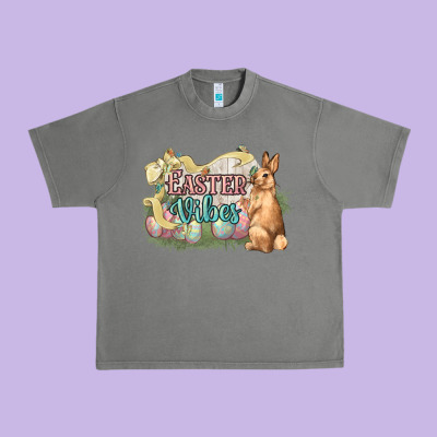 Easter Vibes Easter Day Urban Heavy Tee Designed By Howdyjamesfarm