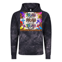Cloud Black pray on it pray over it pray through it Vintage Hoodie - TumblerDesignByShophia