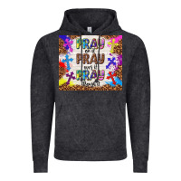 Vintage Black pray on it pray over it pray through it Vintage Hoodie - TumblerDesignByShophia